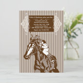 Invitation à cheval et à tripe de jockey (Debout devant)