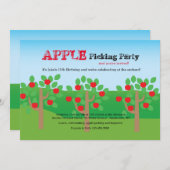 Invitation à choisir des pommes (Devant / Derrière)