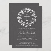 Invitation à Christening (Devant / Derrière)