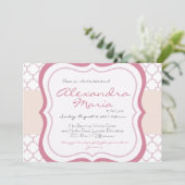 Invitation à Christening Dedication Baby (Debout devant)