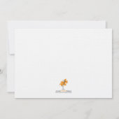 Invitation à Christening Girls (Dos)