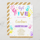 Invitation à cinq ans (Devant / Derrière)