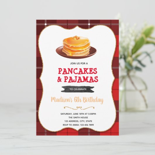 invitation à crêpes de bûcheron (Debout devant)