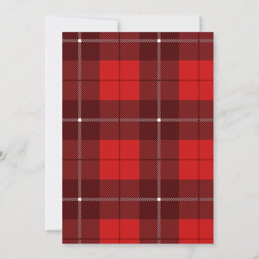 invitation à crêpes de bûcheron (Dos)