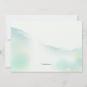 Invitation à Cyclamen Flowers (Dos)