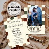 Invitation à damiers Retro Grad '25 Arch