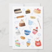 Invitation à décorer des gâteaux - Fête d'annivers (Dos)