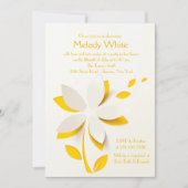 Invitation à découper les fleurs (Devant)