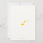 Invitation à découper les fleurs (Dos)