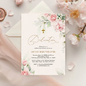 Invitation à Dedication Eucalyptus Vert & Or