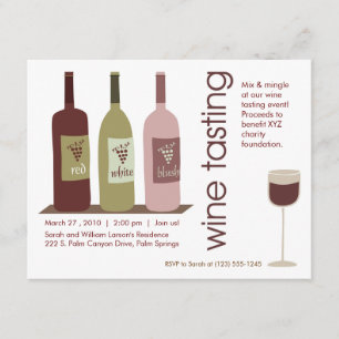 Invitation à déguster des vins