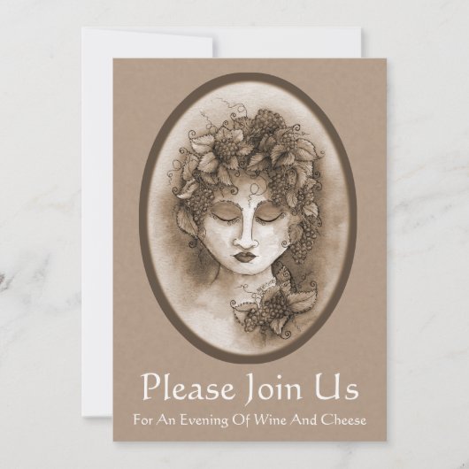 Invitation à déguster des vins (Devant)