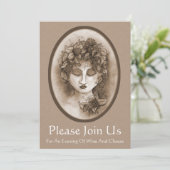 Invitation à déguster des vins (Debout devant)