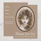 Invitation à déguster des vins (Devant / Derrière)