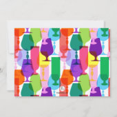 Invitation à déguster des vins de verre d'été (Dos)