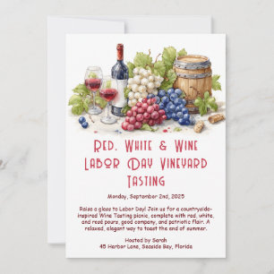 Invitation À Déguster Le Vin De La Fête Du Travail