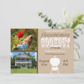 Invitation à déguster un livre de cuisine Brown (Debout devant)