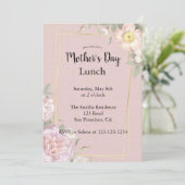 Invitation à déjeuner de la fête des mères (Debout devant)