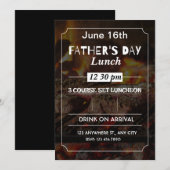 Invitation à déjeuner du jour du Père Blanc (Devant / Derrière)