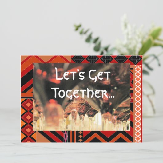 Invitation à déjeuner et réunion (Debout devant)