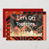 Invitation à déjeuner et réunion (Devant / Derrière)