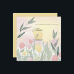 Invitation A Delicate Tulip Wedding Celebration<br><div class="desc">A refined and romantic invitation adorned with delicate tulip-inspired details and soft,  graceful tones. This elegant design sets the perfect mood for a heartfelt wedding celebration,  blending simplicity and floral charm to welcome your guests with warmth and beauty.</div>