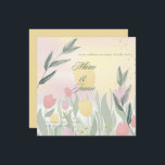 Invitation A Delicate Tulip Wedding Celebration<br><div class="desc">A refined and romantic invitation adorned with delicate tulip-inspired details and soft,  graceful tones. This elegant design sets the perfect mood for a heartfelt wedding celebration,  blending simplicity and floral charm to welcome your guests with warmth and beauty.</div>