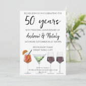 Invitation à des cocktails amusants et colorés (Debout devant)