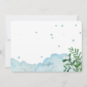 Invitation à des sports d'hiver pour fille (Dos)