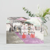 invitation à désherber les motifs japonais (Debout devant)