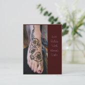 Invitation à détendre le temps du henné (Debout devant)