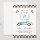 Invitation à deux ans | Invitation de course (Devant / Derrière)