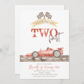 Invitation à deux ans | Invitation de course (Devant / Derrière)