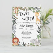 Invitation à deux ans Wild (Debout devant)