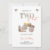 Invitation à deux monstre jaune rapide (Devant)