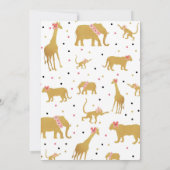 Invitation à deux safaris sauvages le 2e anniversa (Dos)