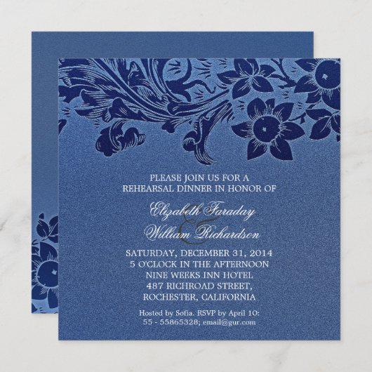 invitation à dîner (Devant / Derrière)