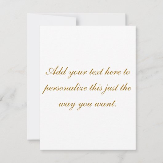 Invitation à dîner/banquet (Dos)