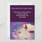 Invitation à dîner de Pâques - Religieux (Dos)