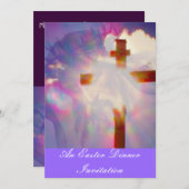 Invitation à dîner de Pâques - Religieux (Devant / Derrière)