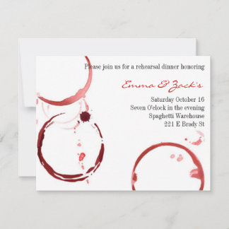 invitation à dîner de répétition