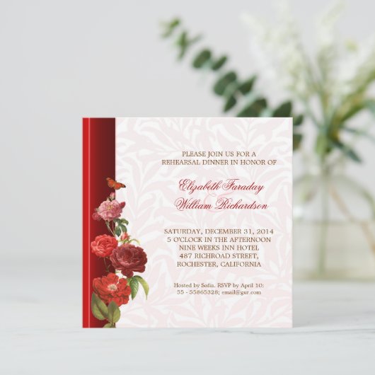 invitation à dîner de répétition (Debout devant)