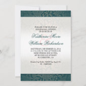 invitation à dîner de répétition damas (Dos)