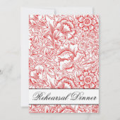 invitation à dîner de répétition damas (Devant)