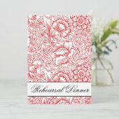 invitation à dîner de répétition damas (Debout devant)