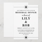 invitation à dîner de répétition nautique (Devant / Derrière)
