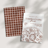 Invitation À Dîner De Thanksgiving