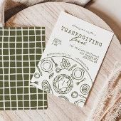 Invitation À Dîner De Thanksgiving