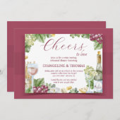 Invitation à dîner et à la dégustation de vins (Devant / Derrière)