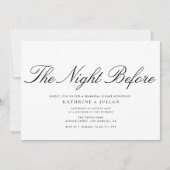 invitation à dîner simple de répétition (Devant)